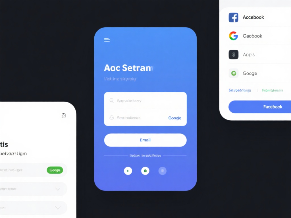 初始设置包括账号注册和应用权限设置。注册流程通常非