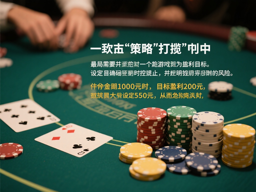 设置明确目标，控制筹码风险
在任何一种“打揽”策