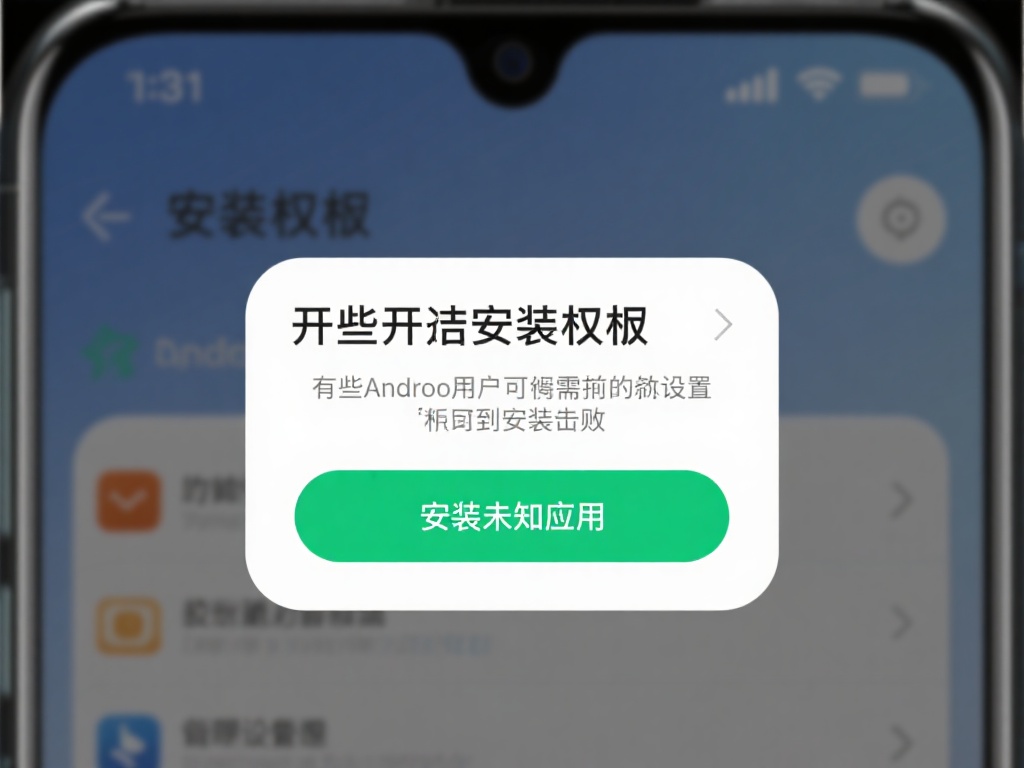 开启安装权限
有些安卓用户可能需要提前在手机设置