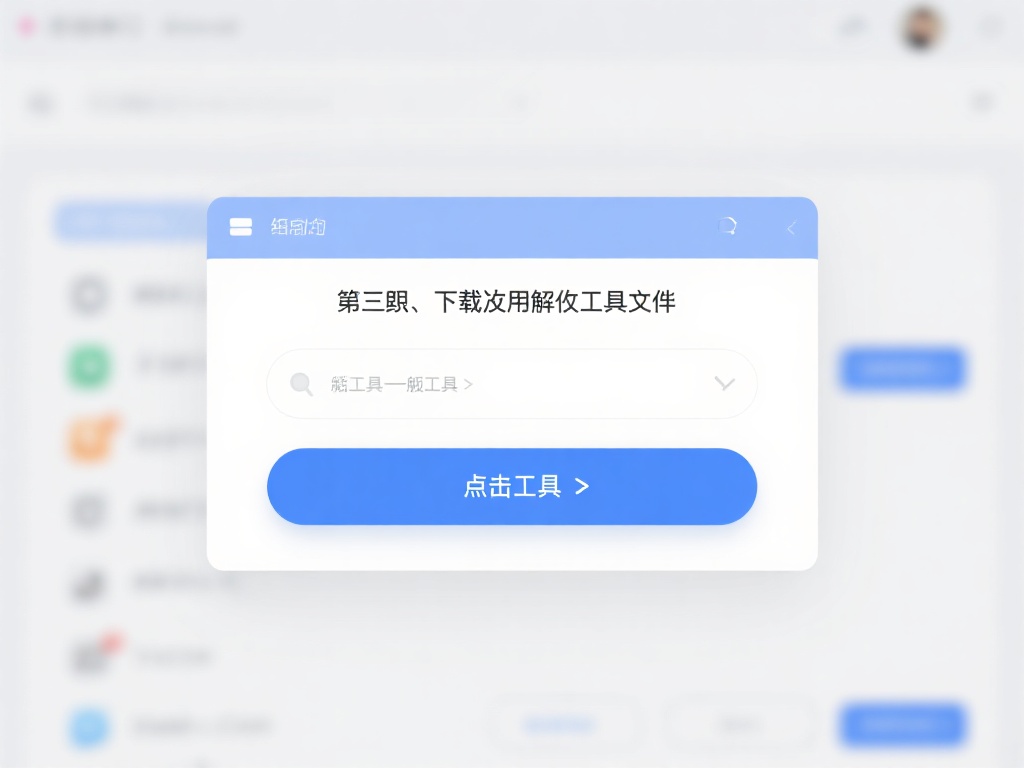 第三步：下载并解压工具文件
点击下载按钮后，一般