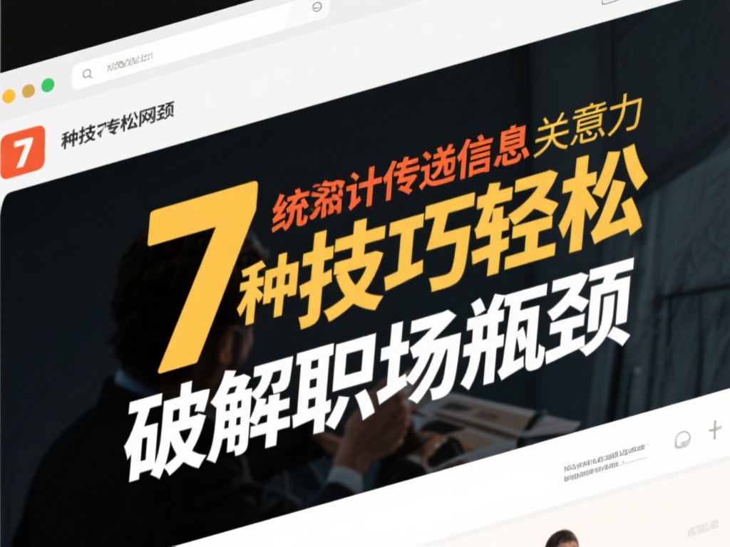 统计数字吸引注意力
数字具有视觉冲击力，可以在用