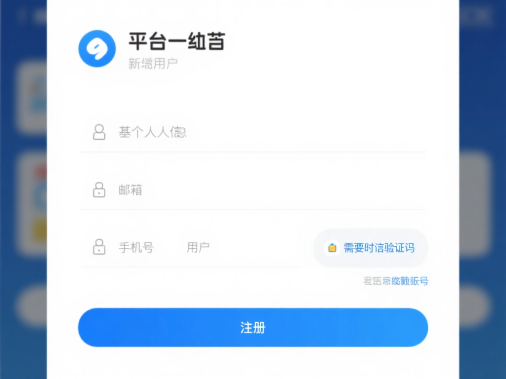 填写基本的个人信息
注册时，平台一般会要求新用户