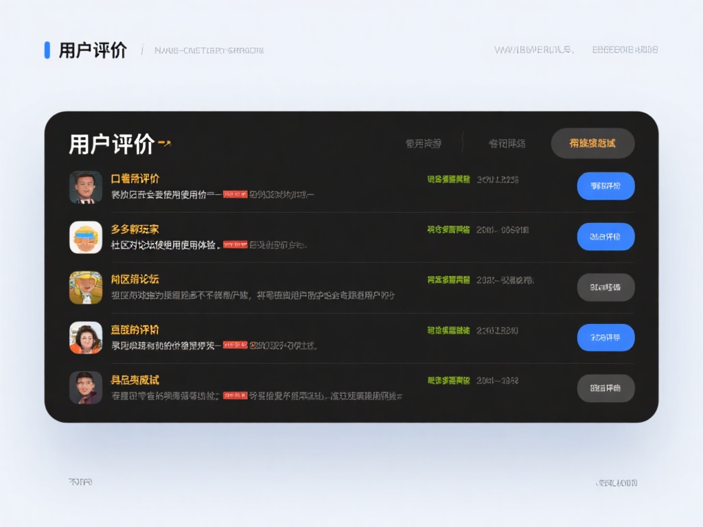 用户评价和口碑
看用户评价是直接有效的途径之一。