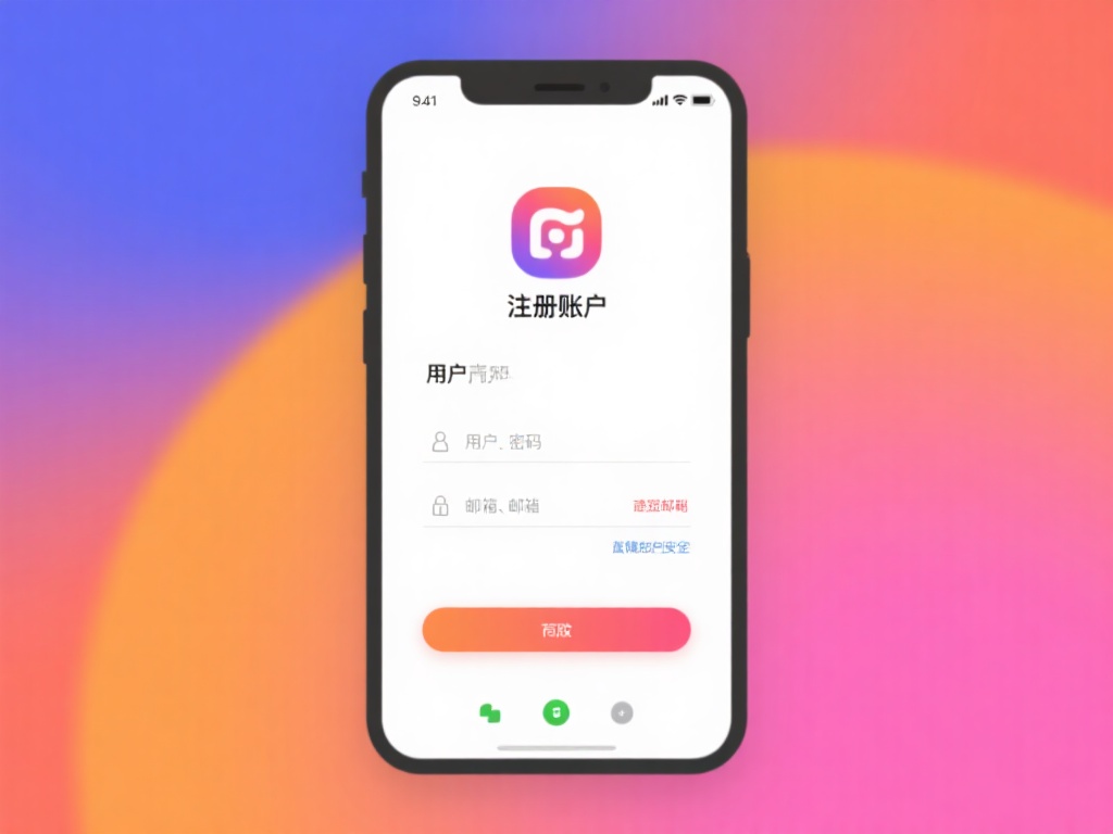 成功安装后，进入APP的第一步便是注册账户。您需要